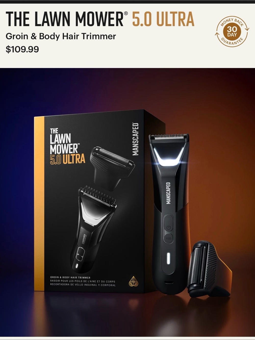 The Lawn Mower 5.0 Ultra Groin & Body Trimmer